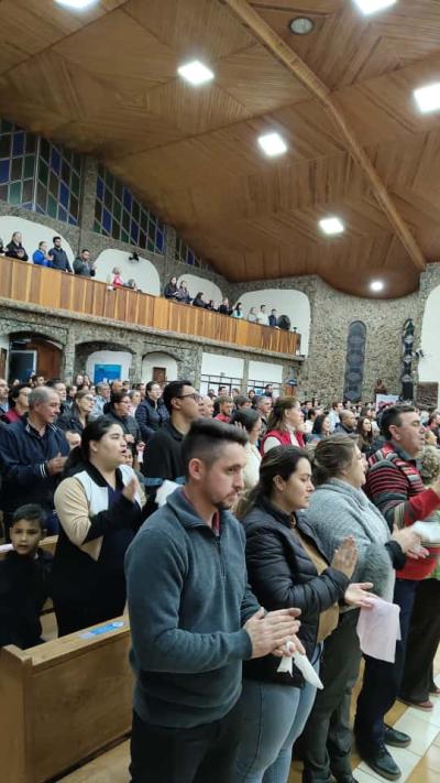 Fé e devoção marcam o 7º dia da Novena em honra a Nossa Senhora Aparecida em Laranjeiras do Sul